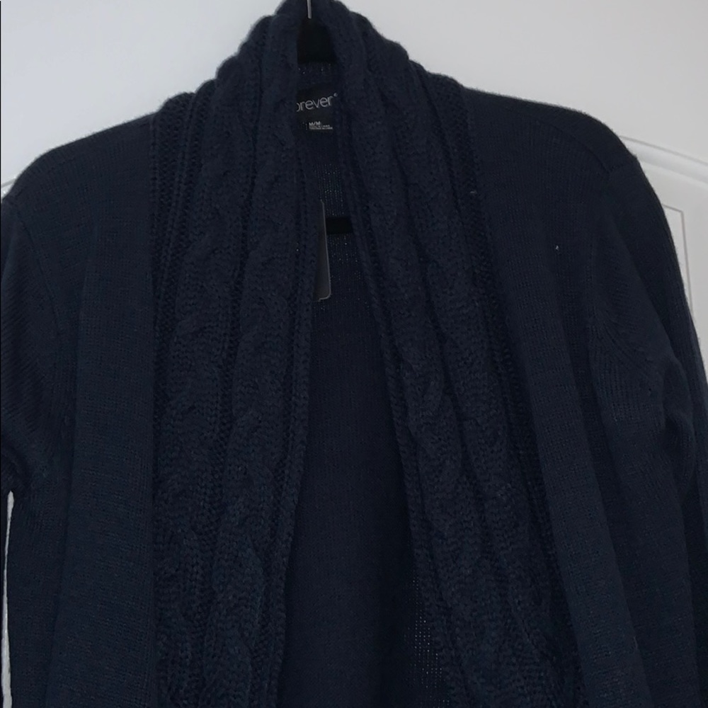 NWT navy cardigan